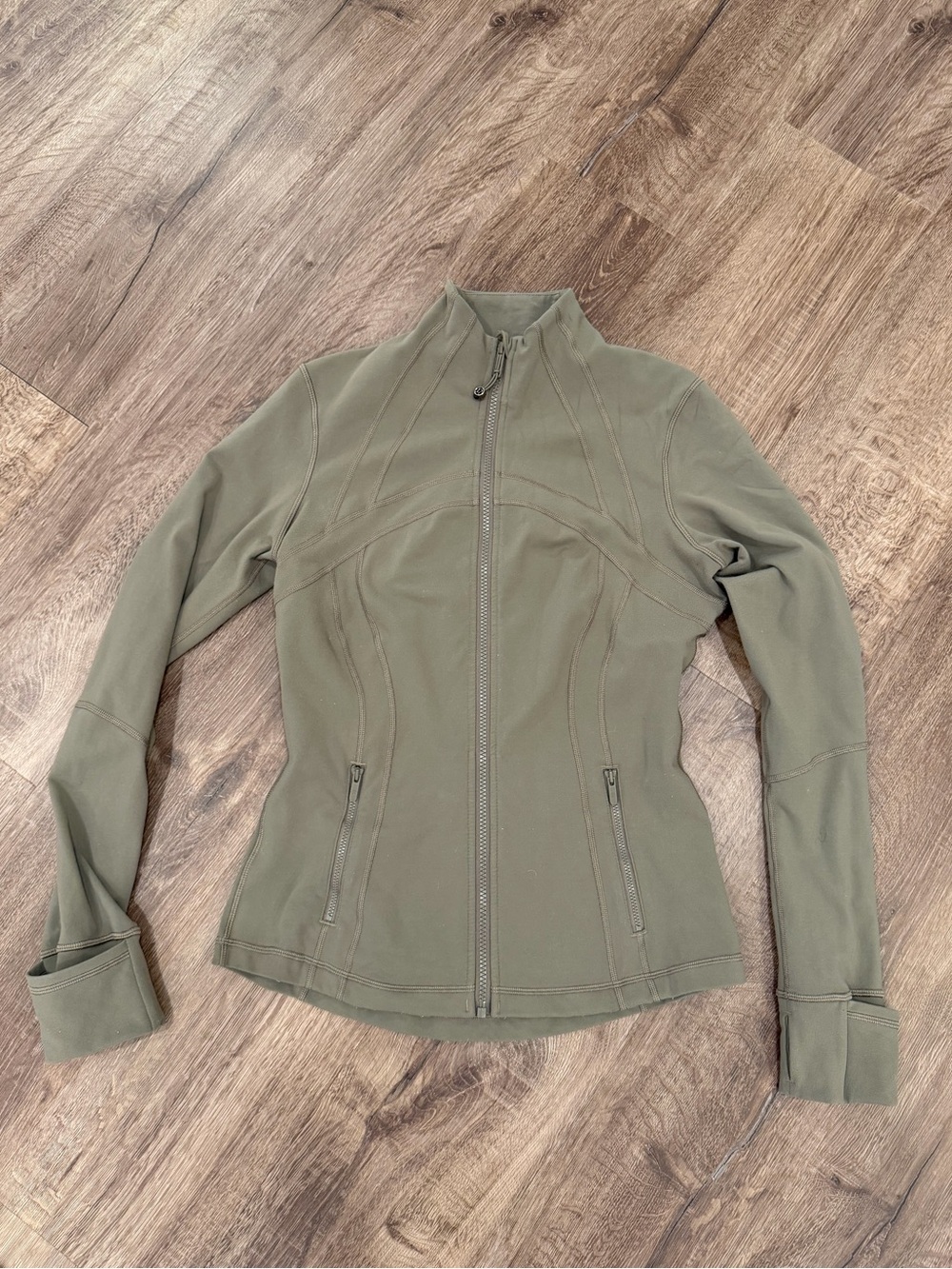 Lululemon NULU Align Olive Utility Full-Zip Jacket